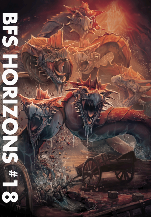Cover for British Fantasy Society Horizons 18, November 2025
